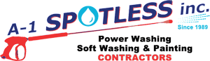 A-1 Spotless Inc. – Powerwashing Logo