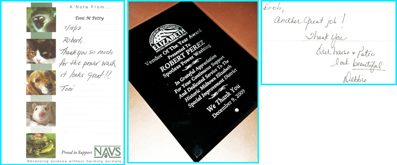 A-1 Spotless Inc. Testimonials